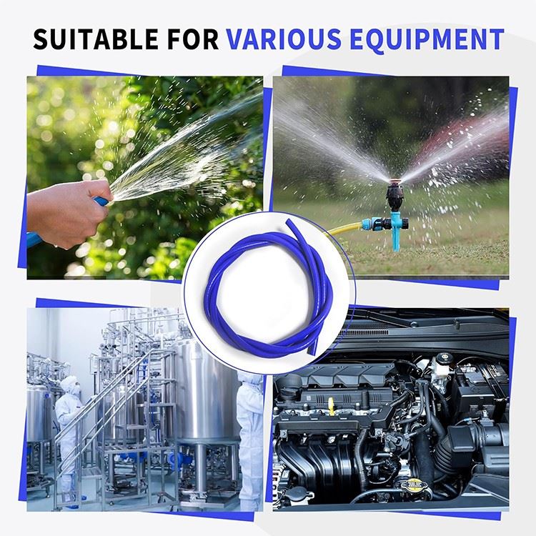 5. Blue Silicone Heater Hose