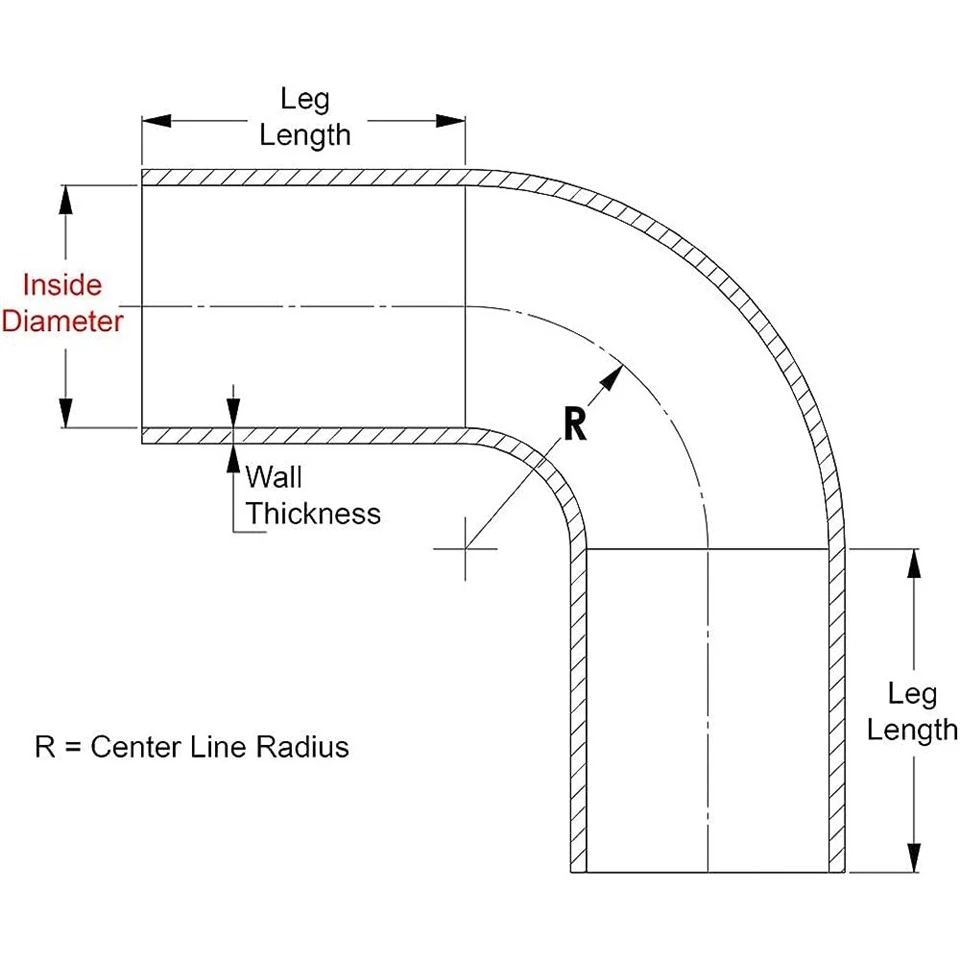 2.  Silicone 90 Degree Elbow Coupler Hose
