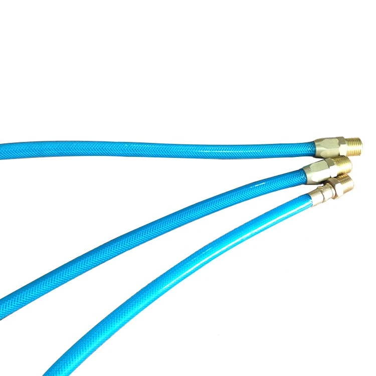 4. PU Polyurethane Braided 100 FT Pneumatic Air Line Hose